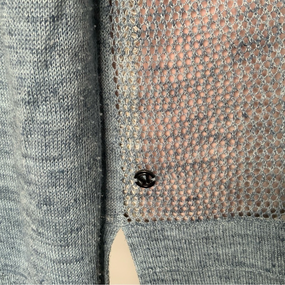 LULULEMON Well Being Crew Knit linen blend top sweater. - Picture 5 of 9
